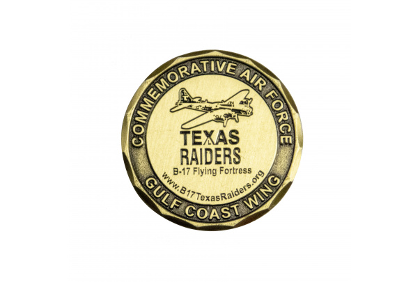 Nose Art Texas Raiders Challenge Coin