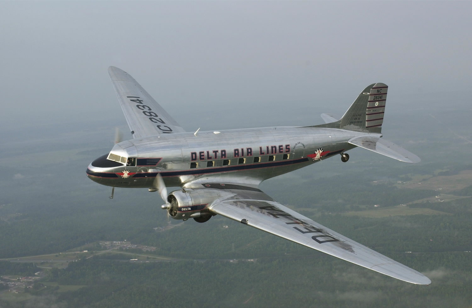 Douglas DC-3 operated by Delta AirlinesMission